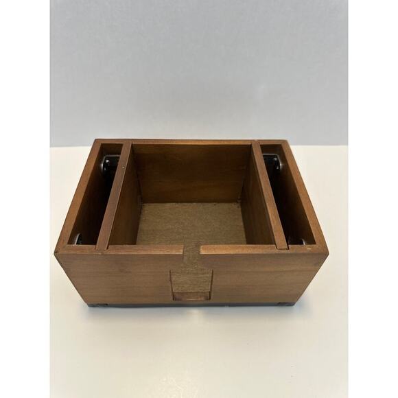 NEW Knob Creek Bourbon Wooden Bar Caddy Organizer – Whiskey Promo Home Bar Decor - Picture 5 of 5